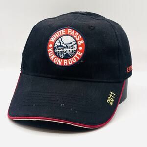 White Pass Yukon Route Adjustable Baseball Hat 2011 Skagway Alaska Cap